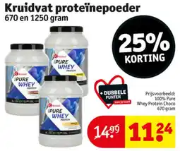 Kruidvat Kruidvat proteïnepoeder aanbieding