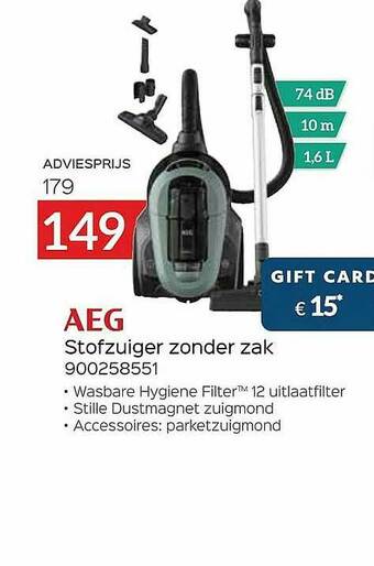 Selexion Stofzuiger Zonder Zak aanbieding