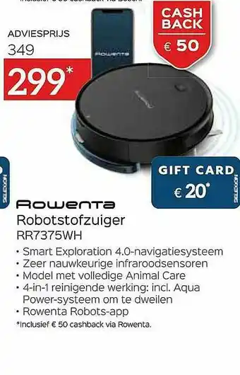 Selexion Robotstofzuiger aanbieding