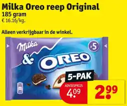Kruidvat Milka Oreo reep Original aanbieding