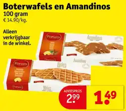 Kruidvat Boterwafels en Amandinos aanbieding