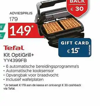 Selexion Kit Optigrill aanbieding