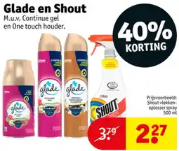 Kruidvat Glade en Shout aanbieding