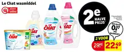 Kruidvat Le Chat wasmiddel aanbieding