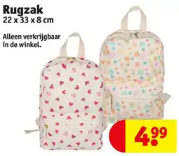 Kruidvat Rugzak aanbieding