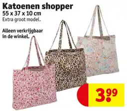 Kruidvat Katoenen shopper aanbieding