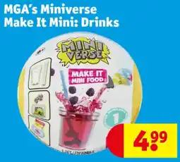 Kruidvat Mga's Miniverse Make It Mini: Drinks aanbieding