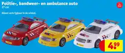 Kruidvat Politie-, brandweer- en ambulance auto aanbieding
