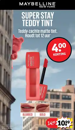 Kruidvat SUPER STAY TEDDY TINT aanbieding