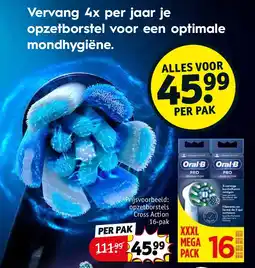 Kruidvat opzetborstels Cross Action 16-pak aanbieding