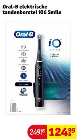 Kruidvat Oral-B elektrische tandenborstel iO6 Smile aanbieding