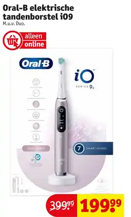 Kruidvat Oral-B elektrische tandenborstel iO9 aanbieding