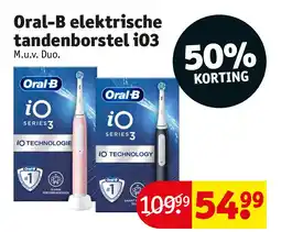 Kruidvat Oral-B elektrische tandenborstel iO3 aanbieding