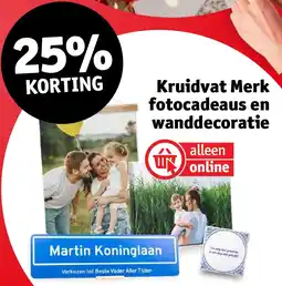 Kruidvat Kruidvat Merk fotocadeaus en wanddecoratie aanbieding