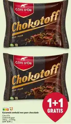 Delhaize Côte d'Or Chokotoff puur aanbieding