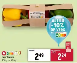 Delhaize Paprikamix aanbieding