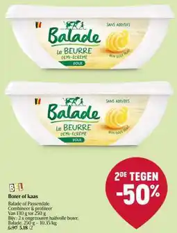 Delhaize Balade Le Beurre Demi-Écrémé aanbieding