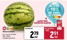 Delhaize Watermeloen aanbieding