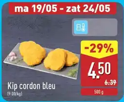 ALDI Kip cordon bleu aanbieding
