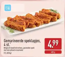 ALDI Gemarineerde speklapjes, 4 st aanbieding
