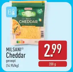 ALDI MILSANI Cheddar aanbieding