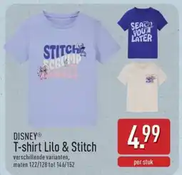 ALDI DISNEY T-shirt Lilo & Stitch aanbieding