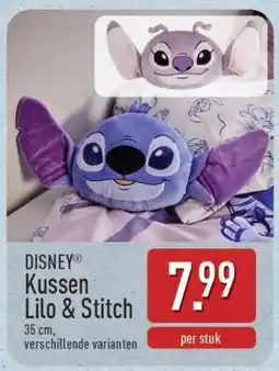 ALDI DISNEY Kussen Lilo & Stitch aanbieding