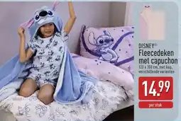 ALDI DISNEY Fleecedeken met capuchon aanbieding