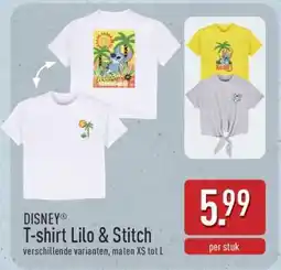 ALDI DISNEY T-shirt Lilo & Stitch aanbieding