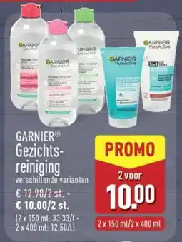 ALDI GARNIER Gezichtsreiniging aanbieding