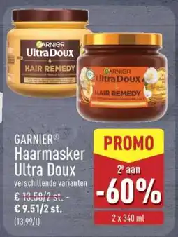 ALDI GARNIER Haarmasker Ultra Doux aanbieding