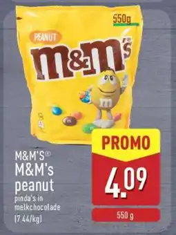 ALDI M&M'S M&M's peanut aanbieding