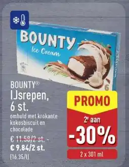 ALDI BOUNTY IJsrepen, 6 st aanbieding