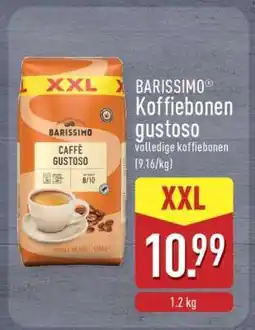 ALDI BARISSIMO Koffiebonen gustoso aanbieding