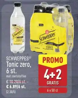 ALDI SCHWEPPES Tonic zero, 6 st aanbieding