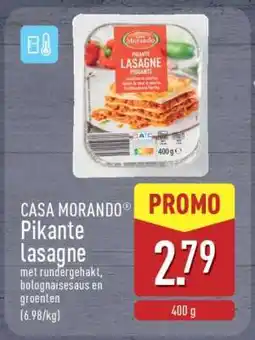 ALDI CASA MORANDO Pikante lasagne aanbieding