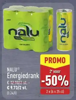 ALDI Nalu Energiedrank aanbieding