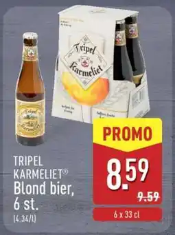 ALDI Tripel Karmeliet Blond bier, 6 st aanbieding