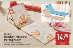 ALDI CRANE Vouwbare strandmat met rugleuning aanbieding