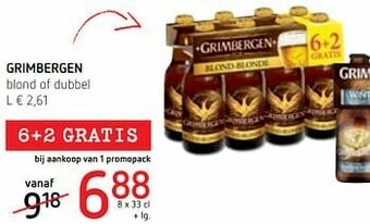 Spar Colruyt Grimbergen blond of dubbel aanbieding