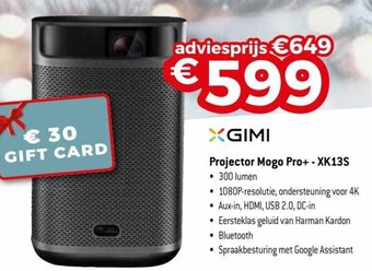 GIMI Projector Mogo Pro+ - XK13S