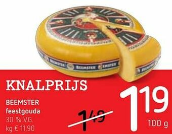 Spar Colruyt Beemster feestgouda aanbieding