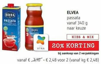 Spar Colruyt Elvea passata aanbieding