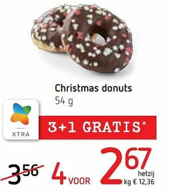Spar Colruyt Christmas donuts aanbieding