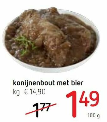 Konijnenbout met bier