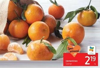 Spar Colruyt Clementines aanbieding