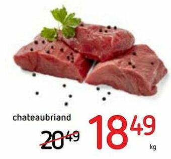 Spar Colruyt Chateaubriand aanbieding