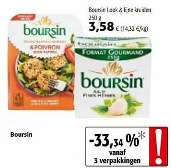 Colruyt Boursin look + fijne kruiden aanbieding