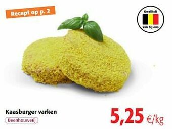 Colruyt Kaasburger varken aanbieding