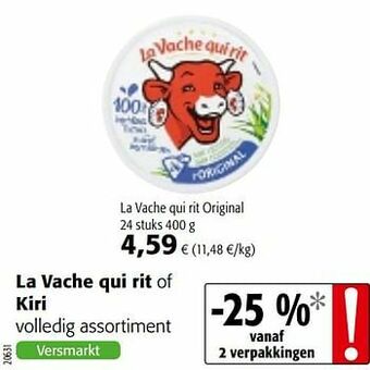 Colruyt La vache qui rit original aanbieding